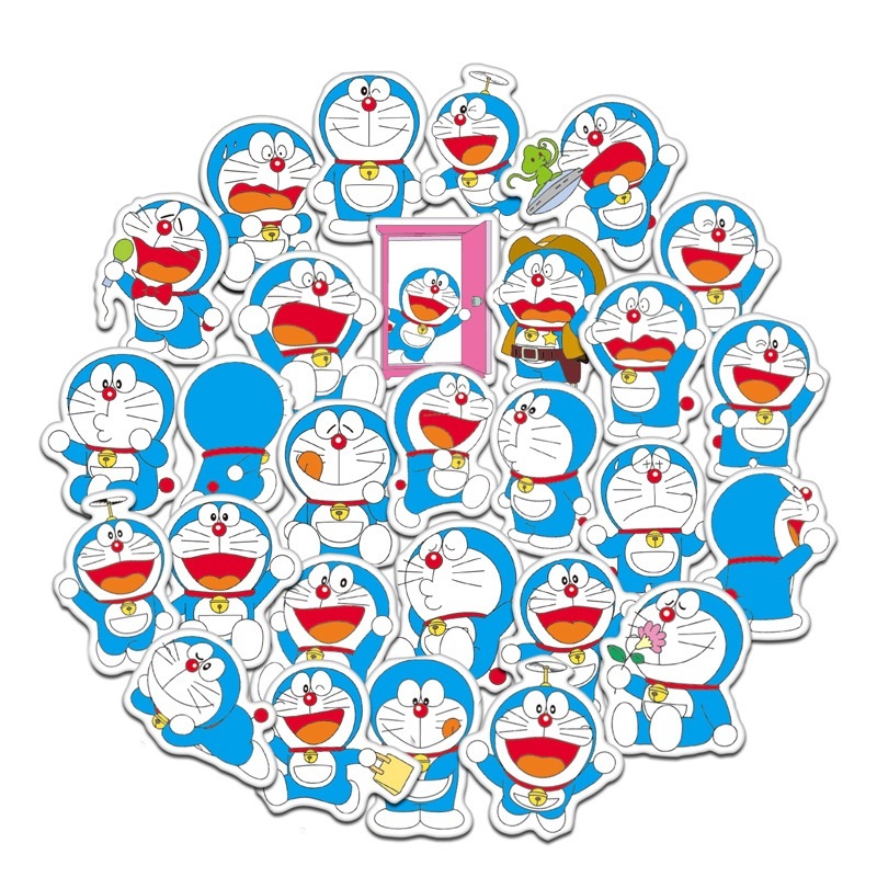 Sticker 61 miếng hình dán Doraemon - hàng nhập khẩu