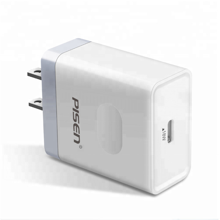 Củ sạc Pisen Type-C PD Wall Charger - Hàng chính hãng