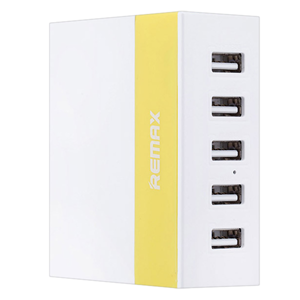 Adapter Sạc 5 Cổng USB Remax RU-U1 5.2 A60 (Màu Ngẫu Nhiên) - Hàng Chính Hãng