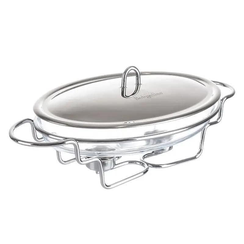 Khay Hâm Nóng Thức Ăn BERLINGER HAUS BH/1382, Chất Liệu Thủy Tinh, 3L, Nhập Đức