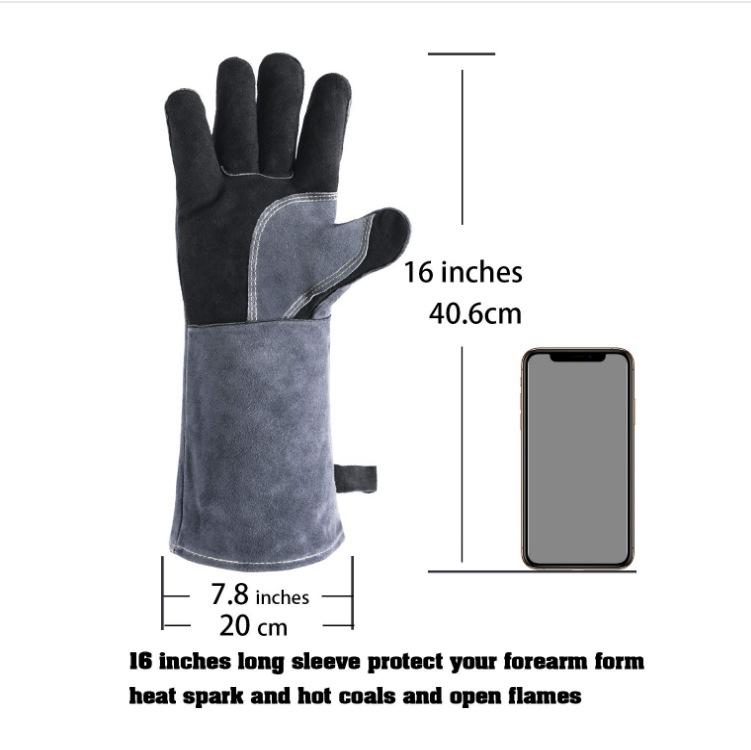 Găng tay lò nướng găng tay nướng găng tay 1 đôi găng tay bằng da 41x15x1.5cm da lộn, với hệ thống treo, giẻ chậu cho nhà bếp và nướng găng tay lò vi sóng nướng