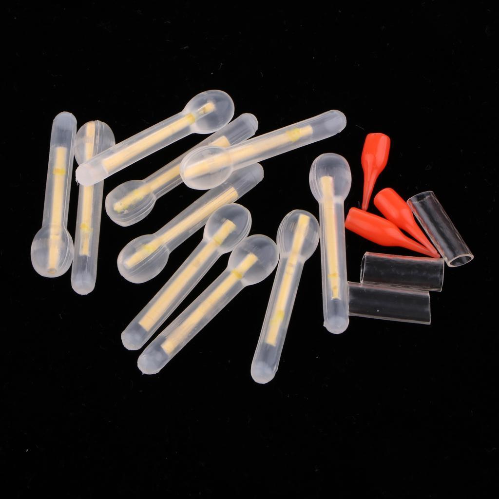 2-4pack 1 Box Fishing Glow Stick Fluorescent Light Stick Wand Tube 4.5 Big Head