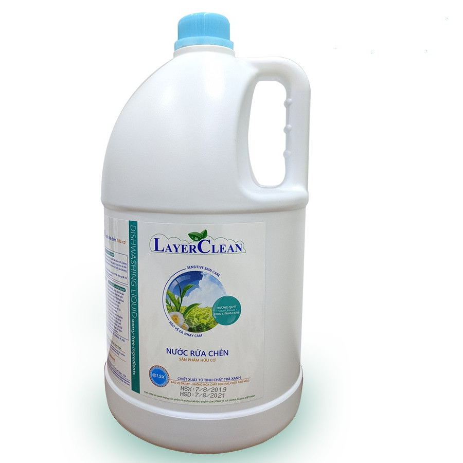 Nước rửa bát Layer Clean Hương Quýt 