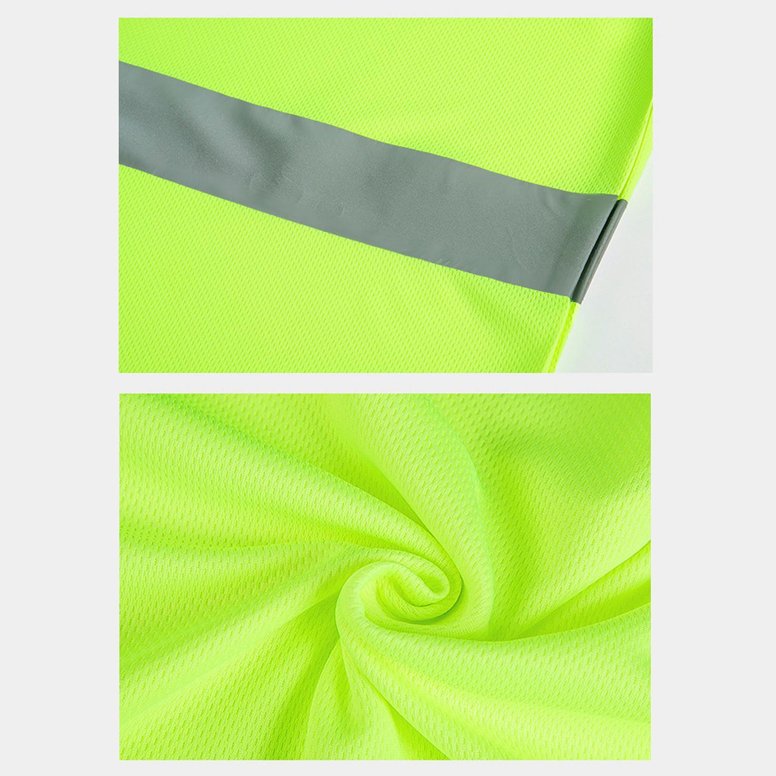 Safety Workwear, Safety T Shirt, Quick Drying Breathable Reflective Work Shirts, Reflective T Shirt, for Warehouse Construction Workwear Men