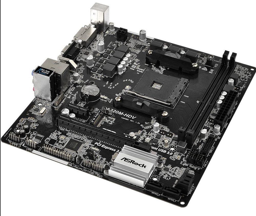 Mainboard ASRock A320M-HDV Hàng Chính Hãng