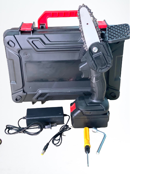 Máy cưa xích pin bộ 1 pin kèm phụ kiện 198v