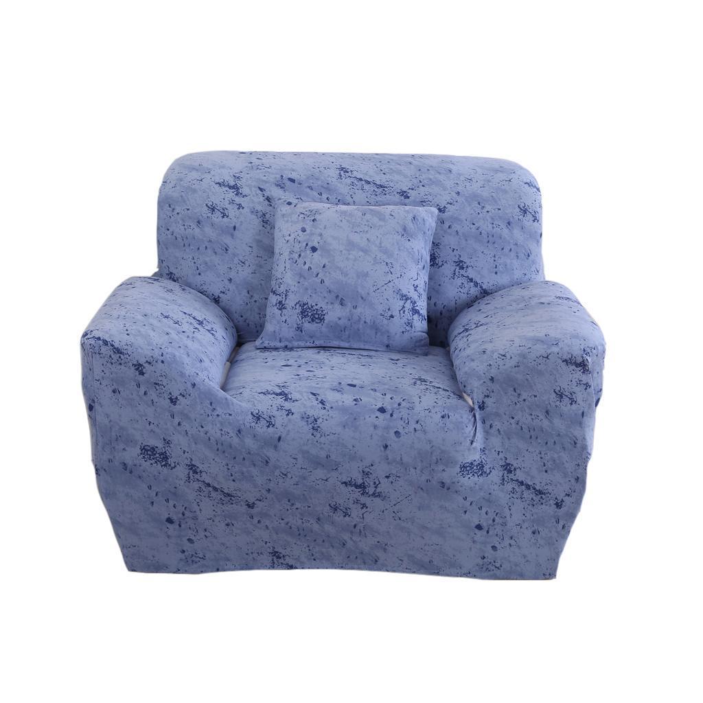 Elastic Sofa Cover 4 Sizes Blue