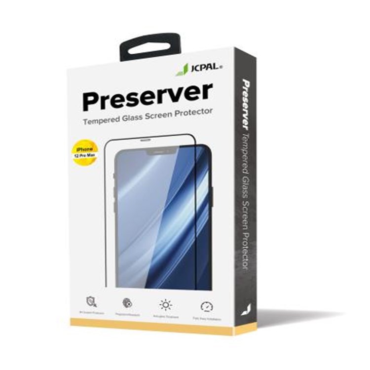 Kính Cường Lực JCPAL Preserver Privacy Chống Nhìn Trộm Dành Cho iPhone 12 Mini, 12/Pro, 12 Pro Max - Hàng Chính Hãng