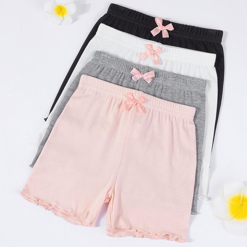 Quần Đùi Cho Bé , Quần Legging Bé Gái Chất Cotton Siêu Mềm Mịn Thoáng Mát