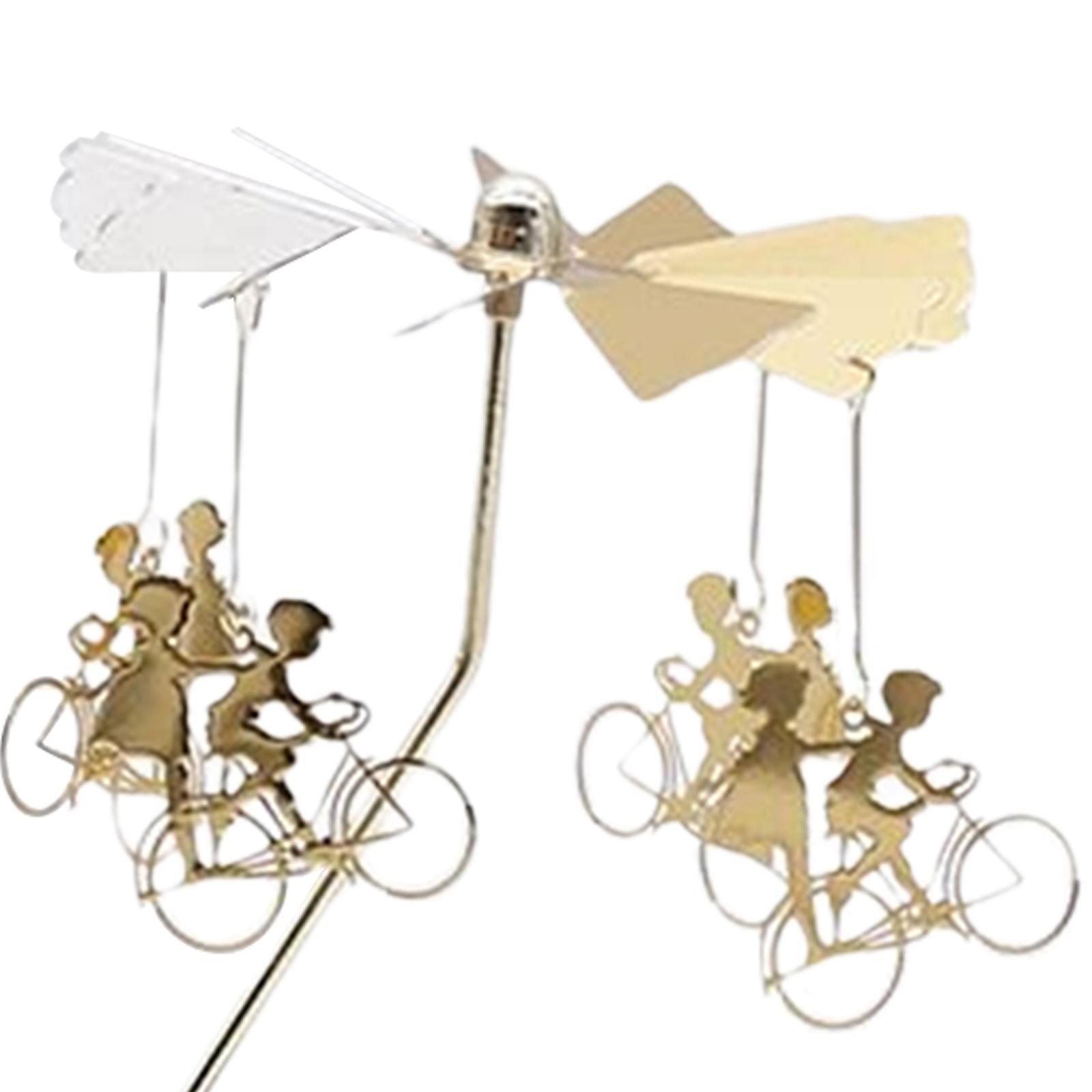 2x Rotating Candlestick Metal Rotating Tea Light Candle Holder for Party