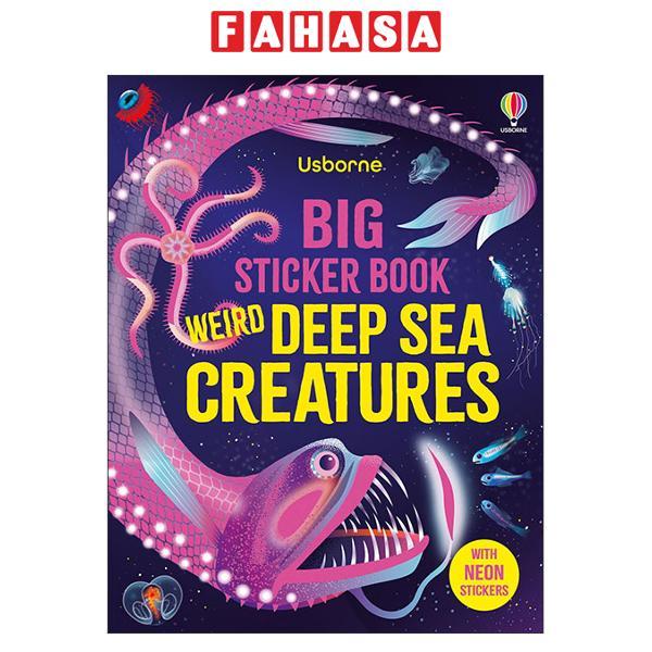 Sách ngoại văn: Big Sticker Book Weird Deep Sea Creatures
