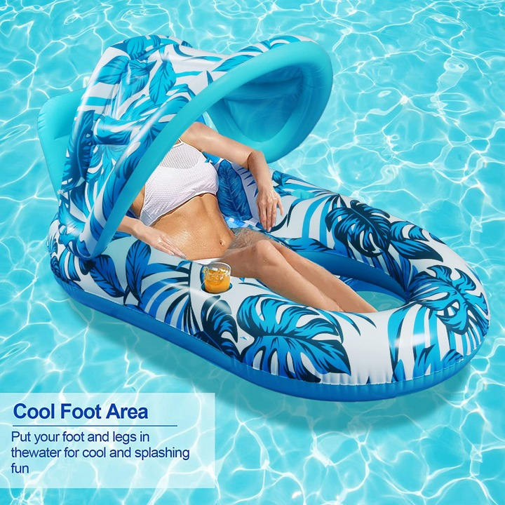 Phao Bơi Bơm Hơi Có Mái Che Studio Bikini in Floating Chair Adult Cao Cấp