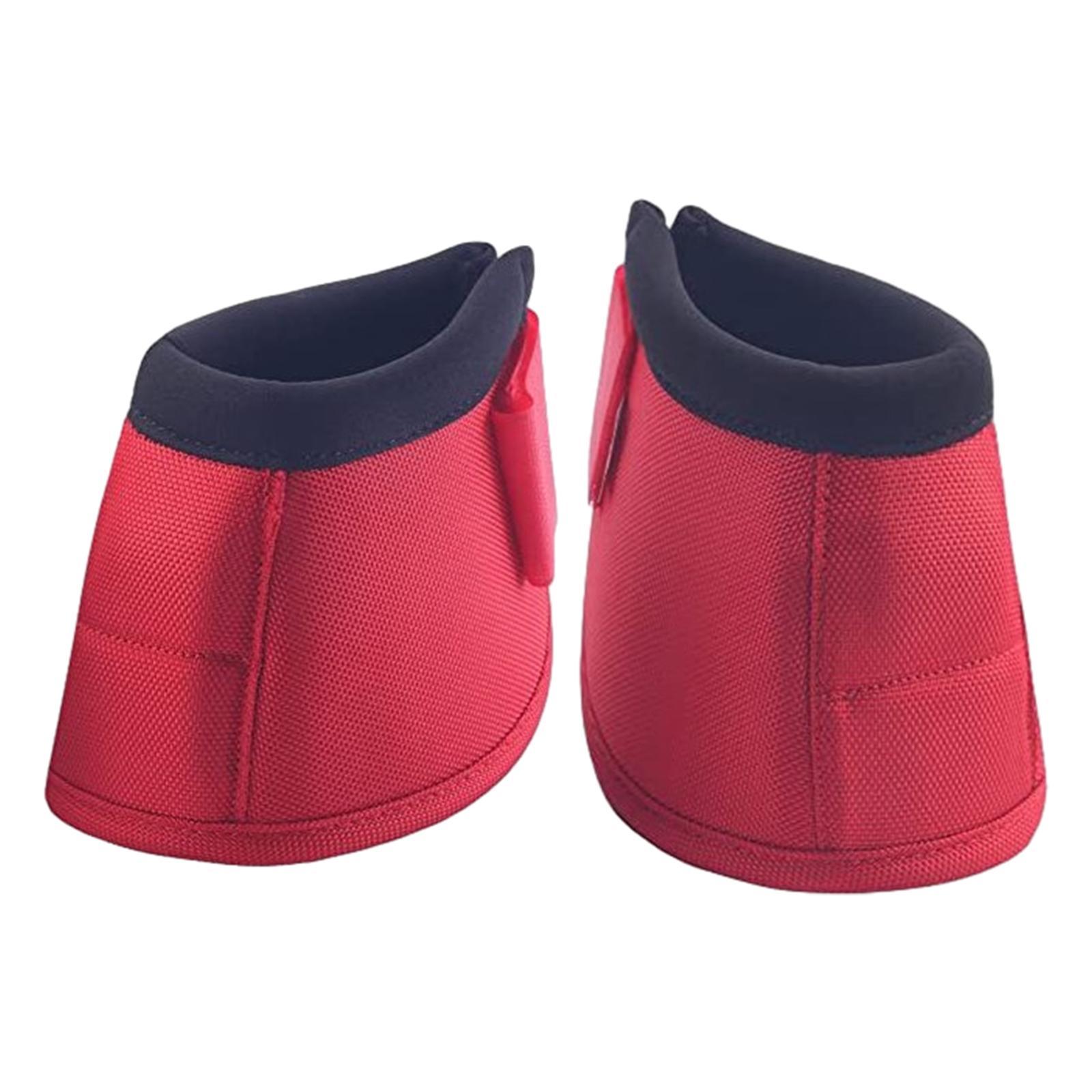 Horse Bell Boots Lightweight Pair Portable Equestrian Equipment