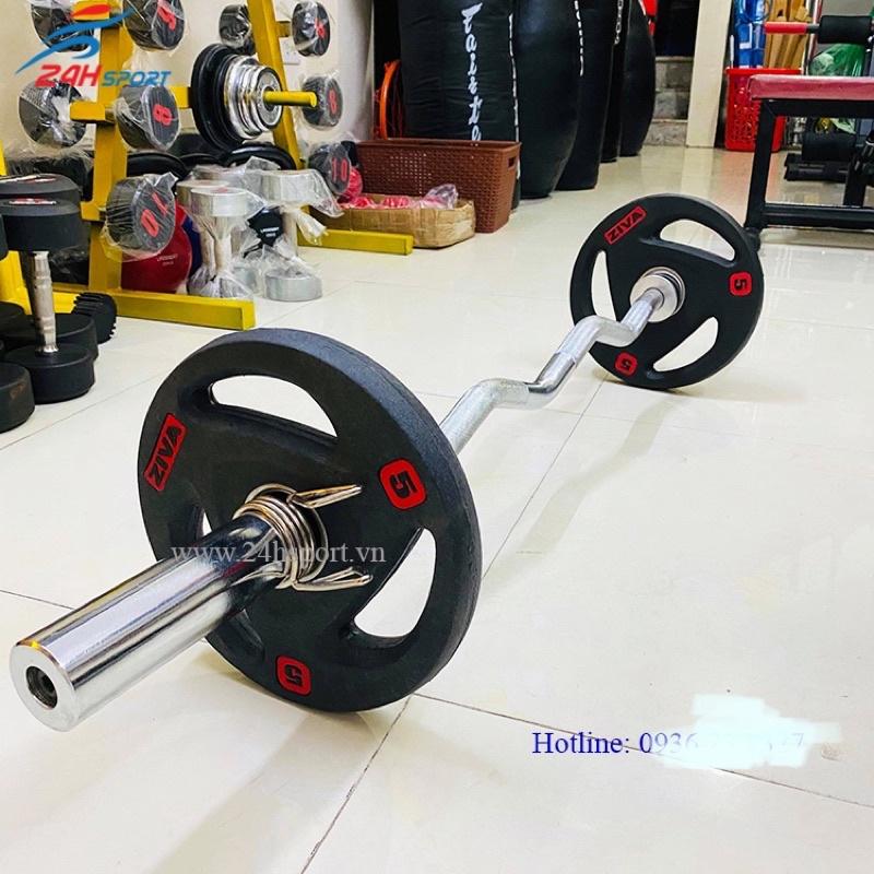 Thanh Đòn Tạ Ziczac 1.2M Phi 50 Chuẩn OLYMPIC/ Đòn EZ Dài 1.2m Phi 50