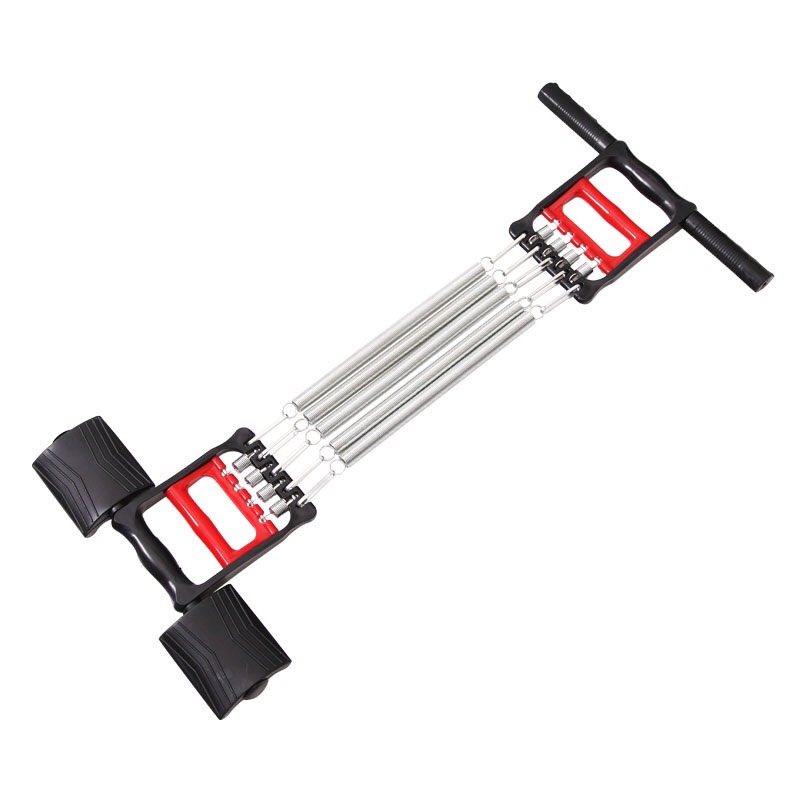 Dây Kéo Cáp 5 Lò Xo Titan Tập Thể Thao Đa Năng Có Bàn Đạp - Tập Cơ Ngực , Cơ Tay Tập GYM Hiệu Quả Tại Nhà