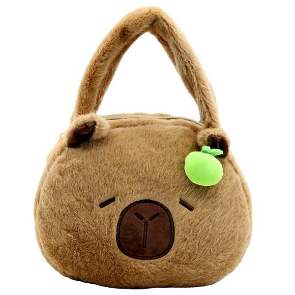 Túi Vải Hình Capybara - WanLongDa 70-2 - Màu Nâu