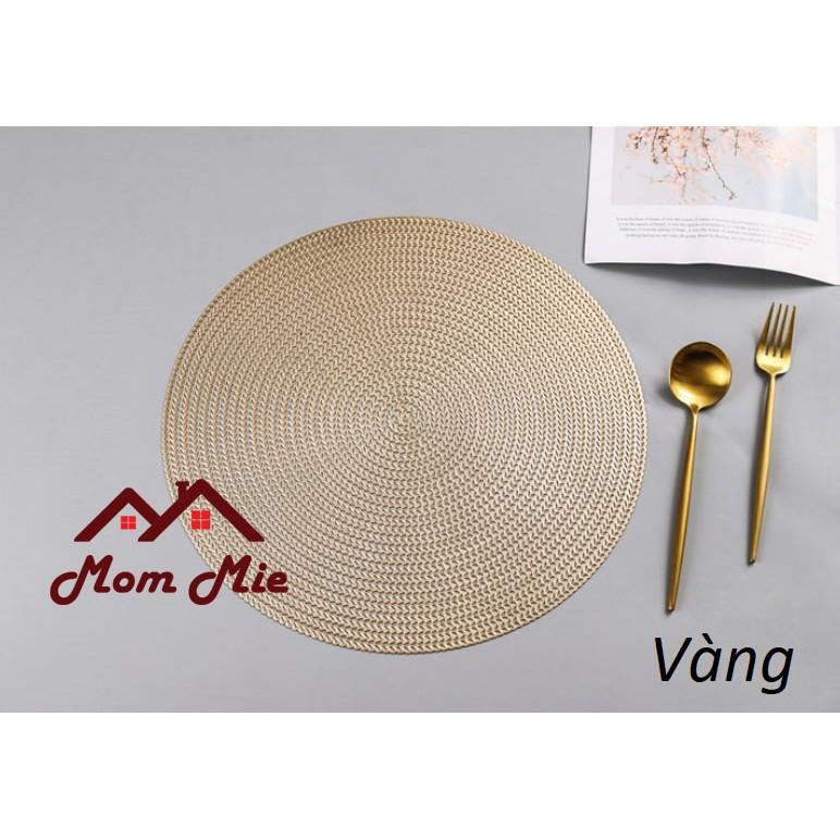 Tấm lót bàn ăn dạng tròn cao cấp, sang trọng - L019