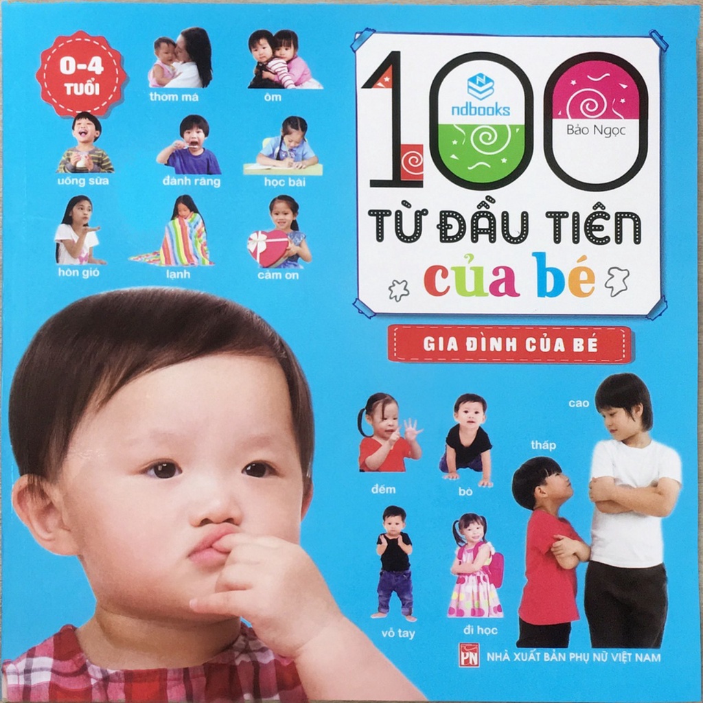 Sách - Combo 3 cuốn 100 từ đầu tiên của bé (Bìa mềm) - ndbooks