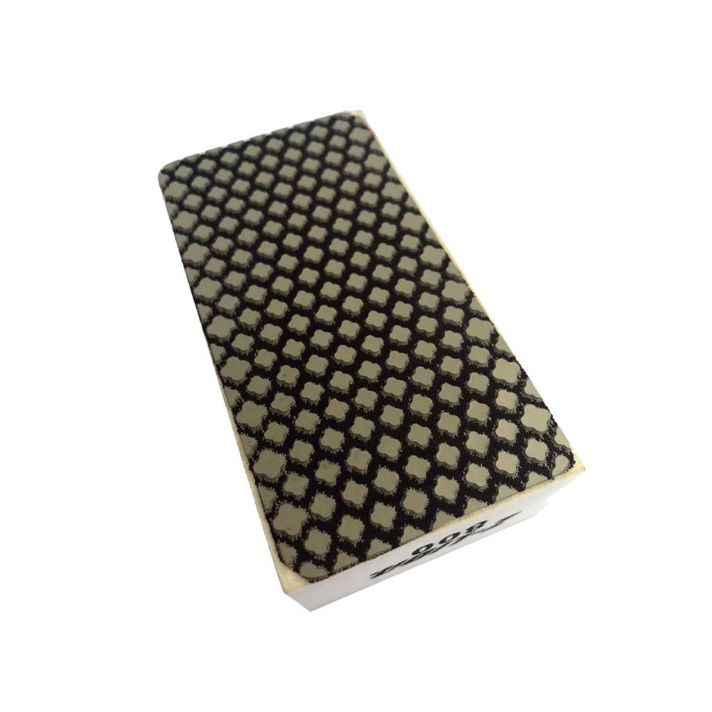 2pcs Resin Diamond Hand Polishing Pad Sanding Grinding Pad for Stone,Concrete Marble,100x50x8mm