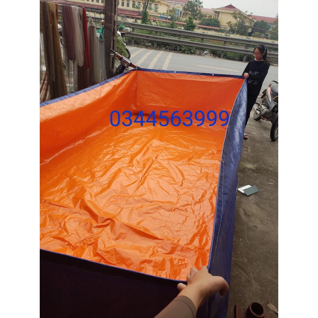 BỂ BẠT NUÔI CÁ, ỐC, ẾCH , LƯƠN ĐỦ KÍCH THƯỚC - bạt 6.4.1