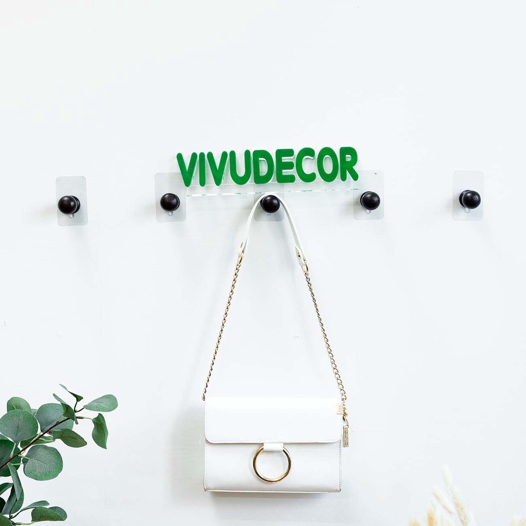 Móc gỗ VIVUDECOR MG05 100% gỗ tự nhiên