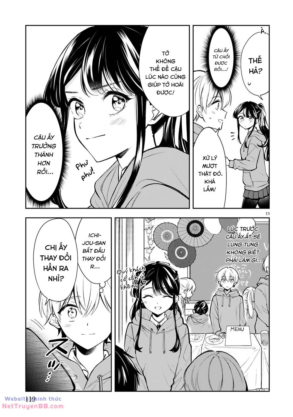 hiện hết lên mặt cậu rồi kìa, ichijou-san! chapter 21 11