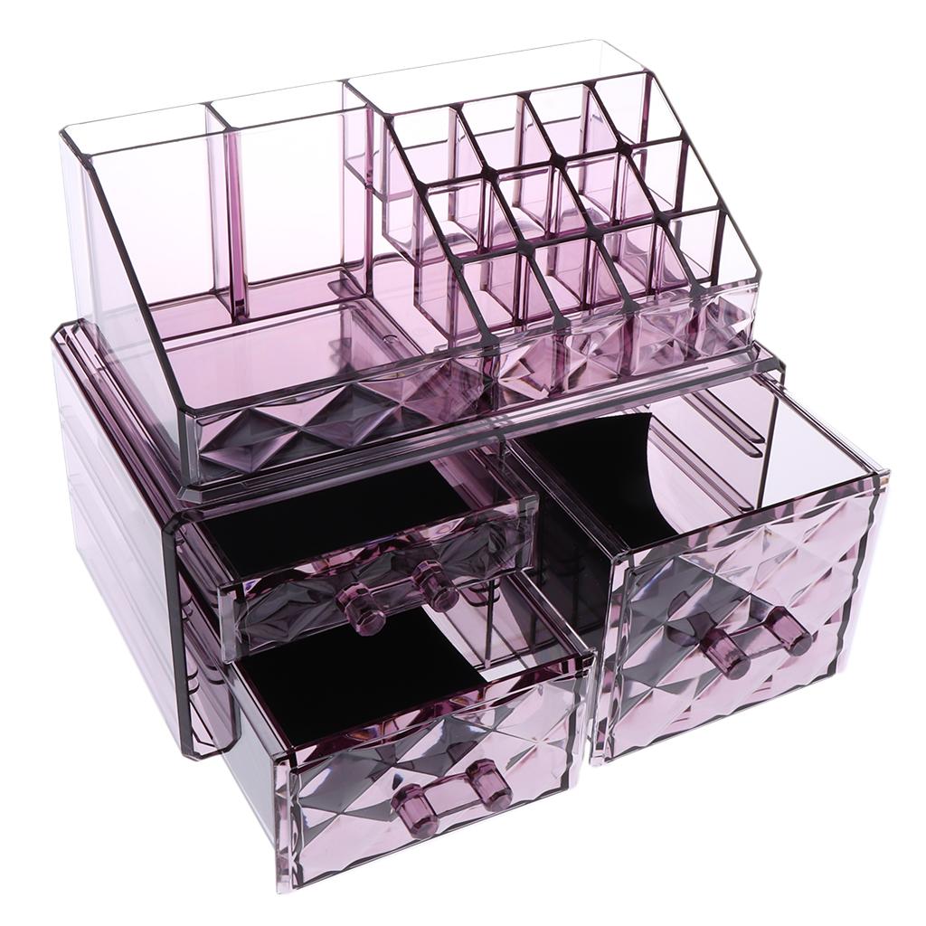 Acrylic Cosmetic Organizer Makeup Case Jewelry Storage Holder