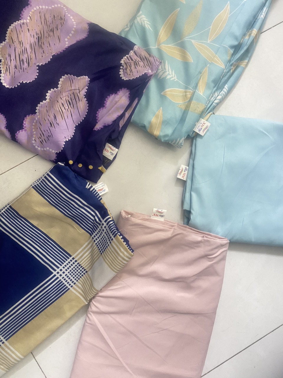 Bọc Nệm,Aó Nệm Topper 2 Mặt Có Khóa Khéo Vải Cotton Tici Thoáng Mát Kích Thước 1m/1m2/1m4/1m6/1m8 x 2m dày 5-9cm.
