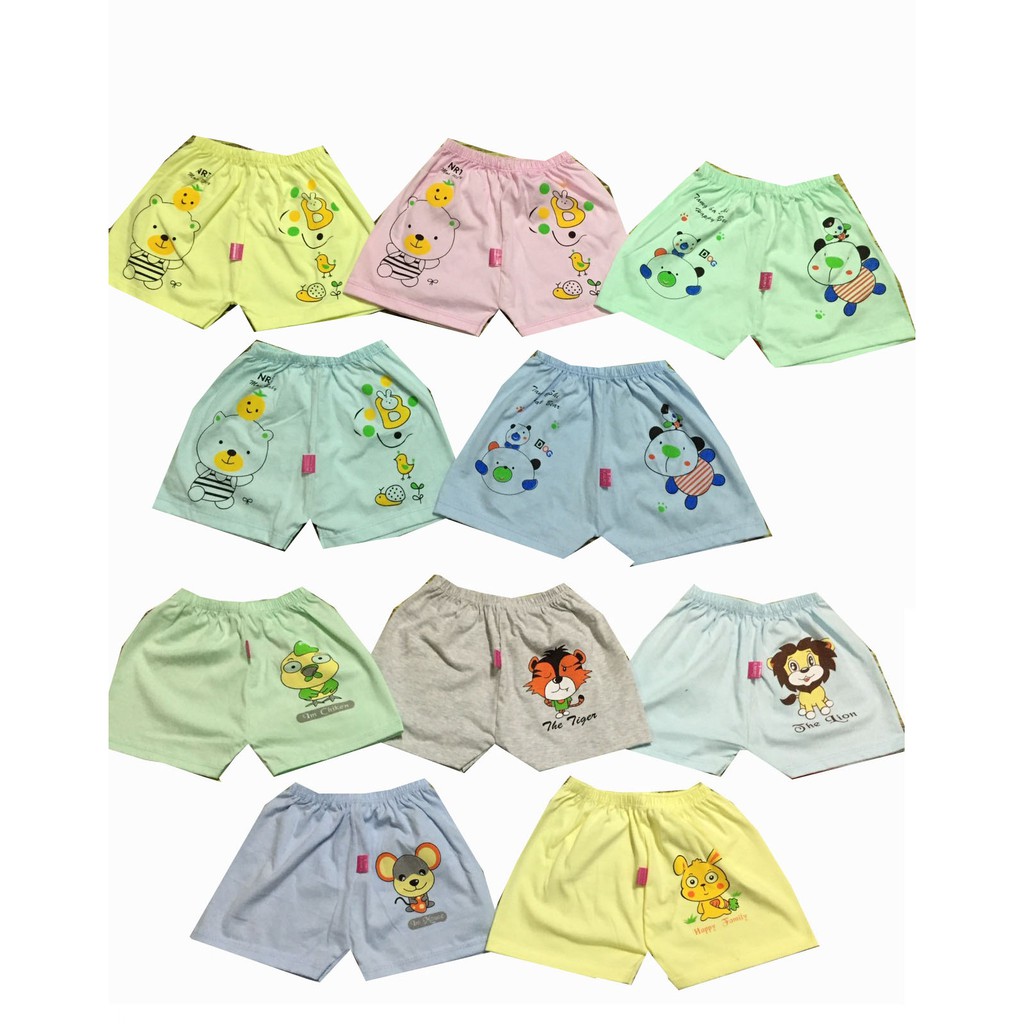 Set 5 quần đui loại đẹp cho bé sơ sinh mềm mịn cho bé