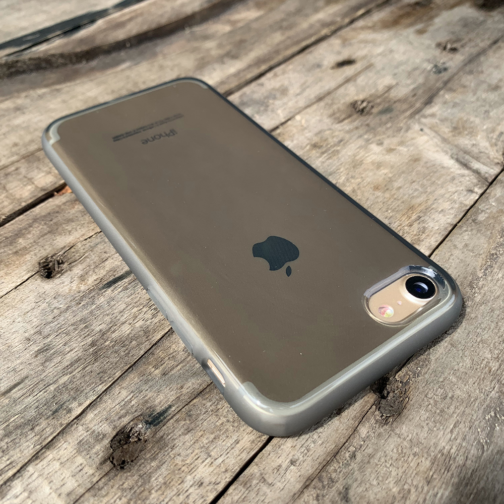 Ốp lưng dẻo cao cấp dành cho iPhone 7 / iPhone 8 - Màu đen mờ