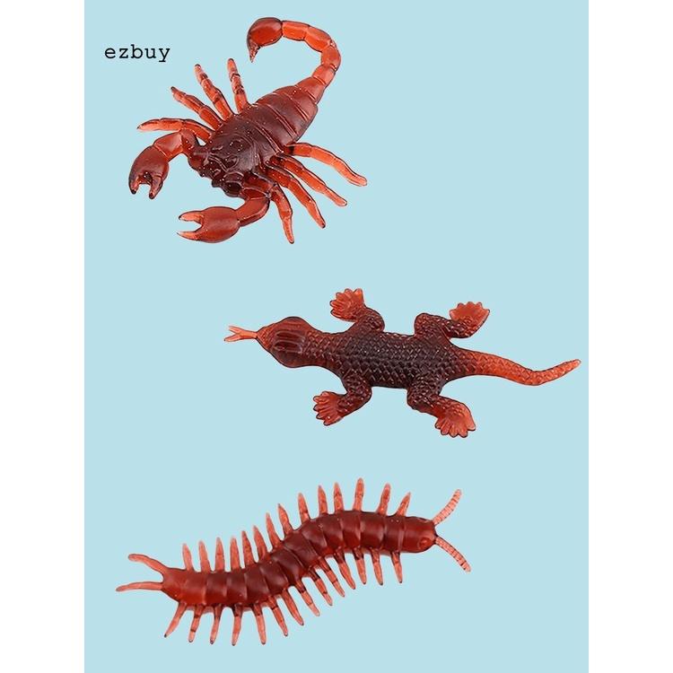 Plastic Gecko Toy Gecko Trick Insect Toy Colorful for Entertainment