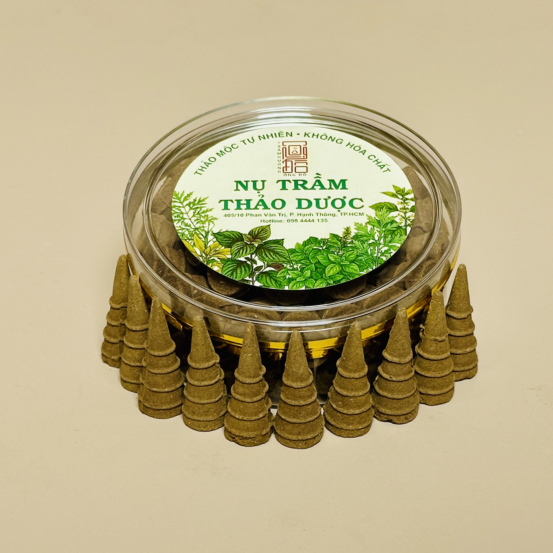 Nhang Nụ Trầm Thảo Dược Ông Đồ, Nhang Sạch Thuần Tự Nhiên
