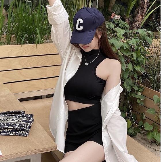 Quần legging đùi ngắn nữ chất vải dày dặn cạp cao, co giãn 4 chiều thoáng mát không xù lông Okella