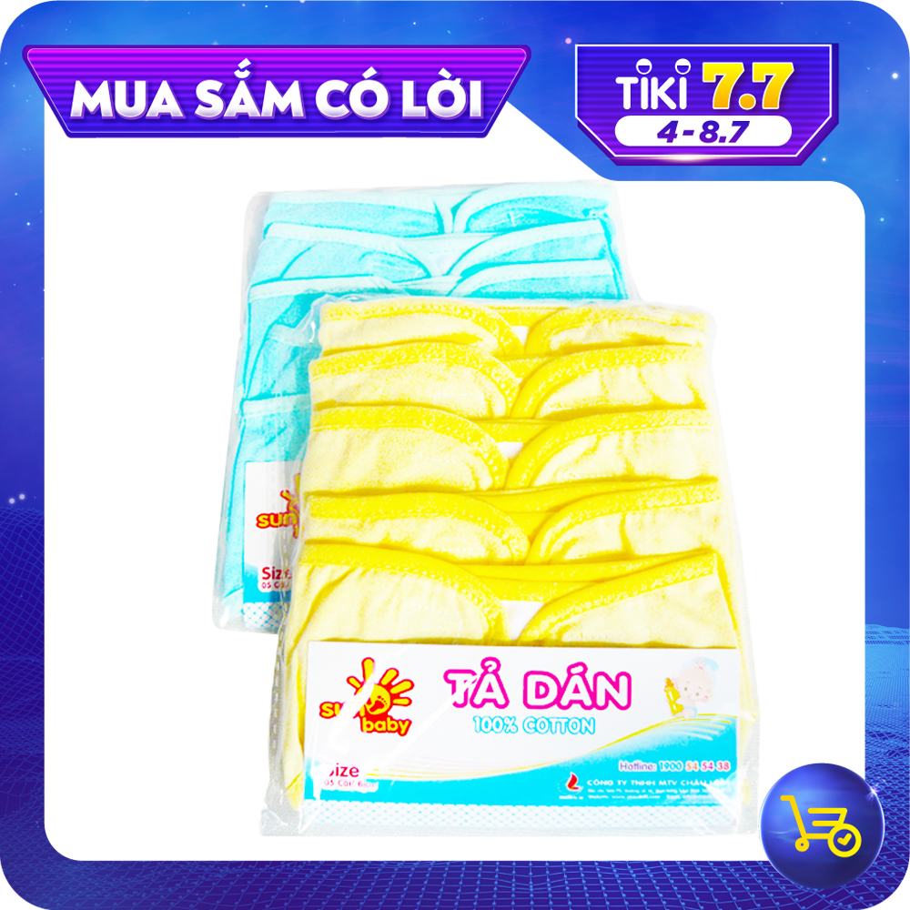 Tả vải cotton mềm, mịn cho trẻ sơ sinh_SUBABY