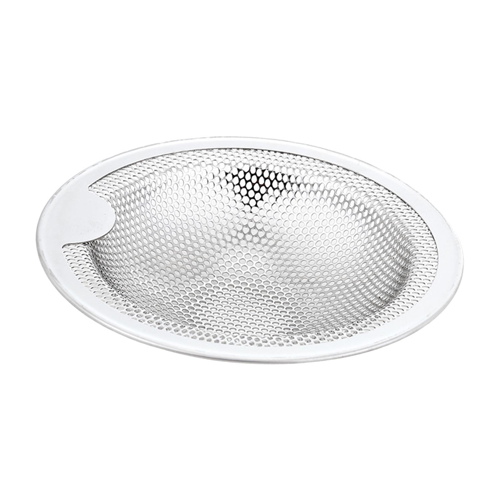 Kitchen Sink Strainer Stainless Steel Slop Basket Filter Shower Drain Hole Filter Sink Mesh Basket Filter for Balcony Drain Hole Bathroom RV
