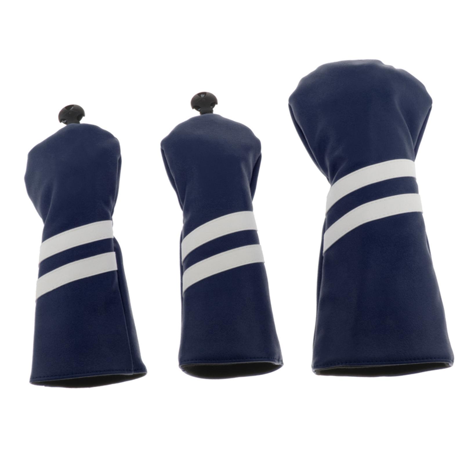 6x PU Golf wood top Cover 400cc Driver Hybrid  Golfing Gear