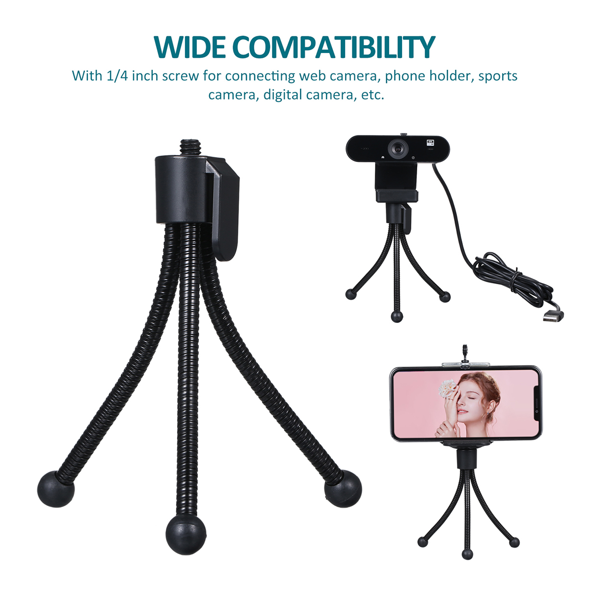 Chân Đế Máy Tính Để Bàn Mini Có Lỗ Vặn 1/4 Inch