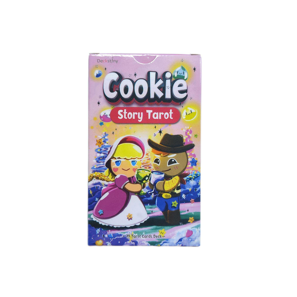 [Size Gốc] Bộ Bài Cookie Story Tarot 78 Lá Bài 7x12 Cm Tặng Đá Thanh Tẩy