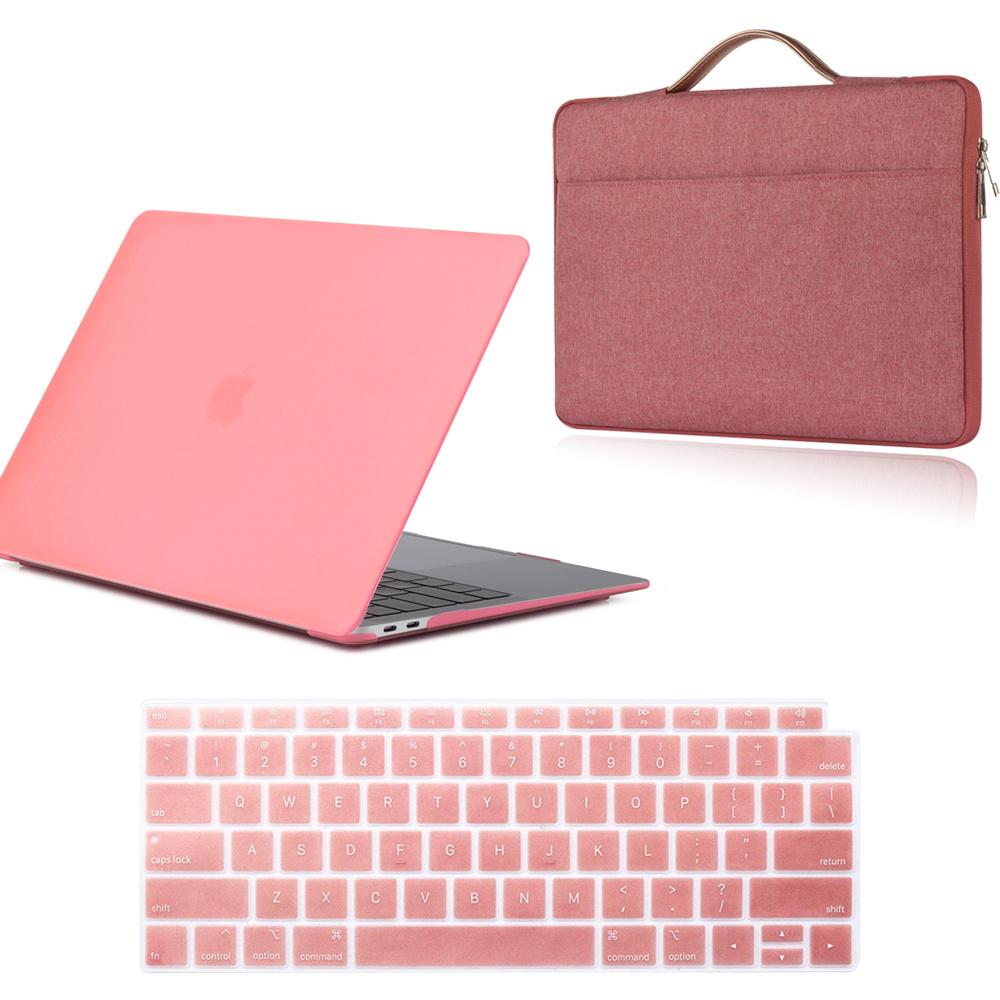 Laptop Dành Cho Apple Macbook Air 13/11/Pro 13/15/Macbook Trắng 13 Vỏ Bảo Vệ + Bàn Phím + Tặng Túi