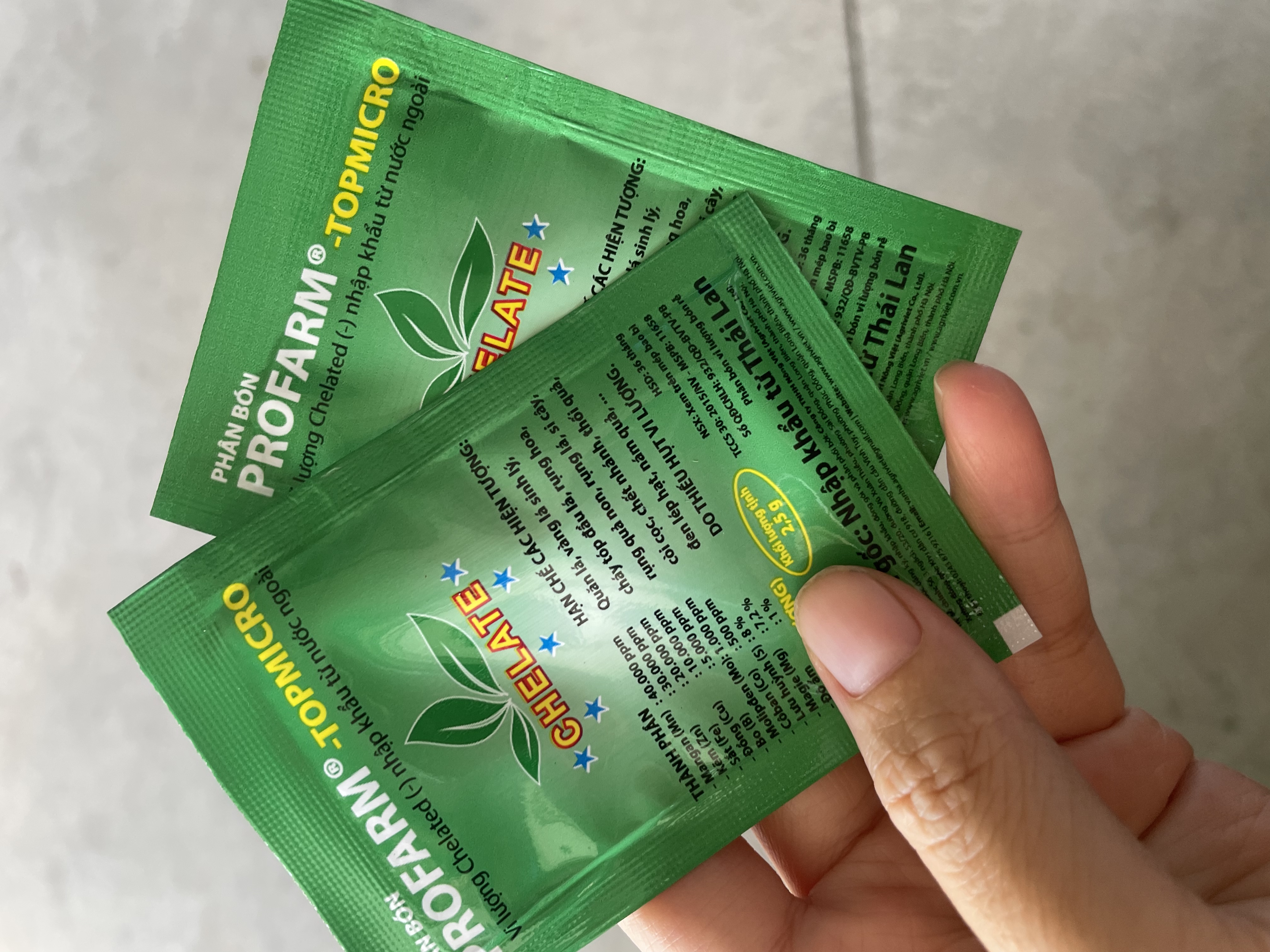 Phân bón vi lượng Chelate Profarm TopMicro