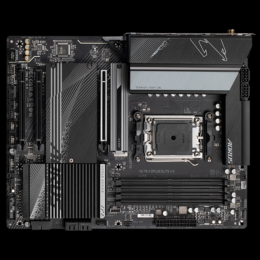Mainboard Gigabyte X670 AORUS ELITE AX Socket AM5 - Hàng Chính Hãng