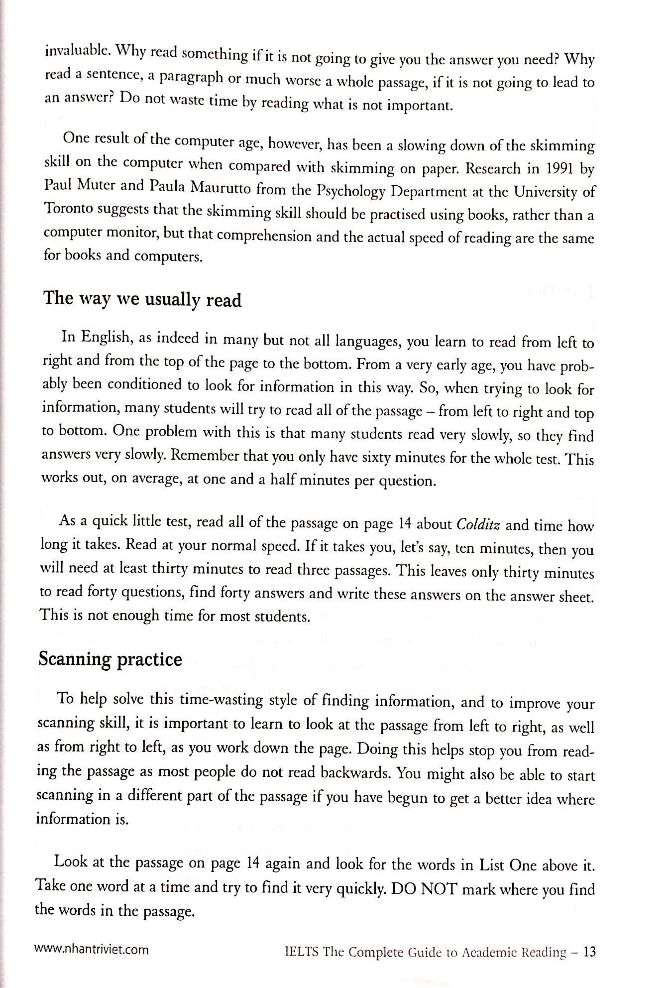 IELTS The Complete Guide To Academic Reading