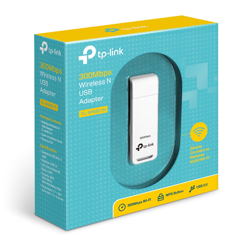 USB Thu Wifi Tp-Link WN821N chuẩn N tốc độ 300Mbps - Hàng Chính Hãng