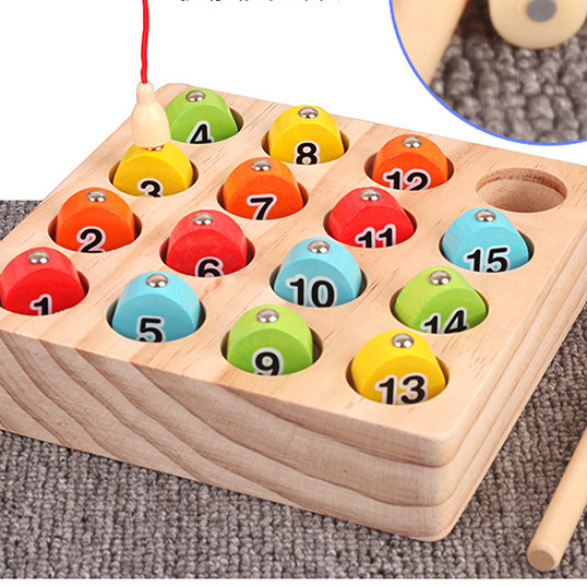 Đồ chơi câu cá học số đếm cho bé, đồ chơi giáo dục Montessori