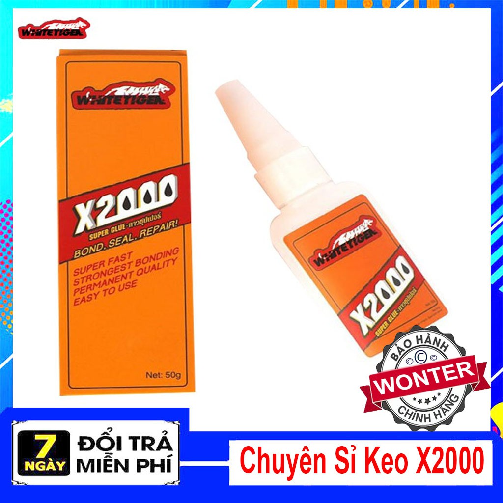 Keo Dán Siêu Dính Đa Năng X2000 Dán Tất Cả Các Vật Liệu Trong Nhà