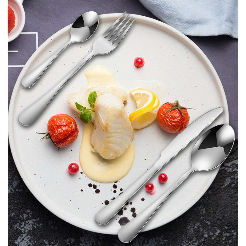 Bộ Dao Dĩa Thìa 24 Món - Bộ Dụng Cụ Ăn Bít Tết Sang Trọng Cao Cấp Kèm Hộp Đựng