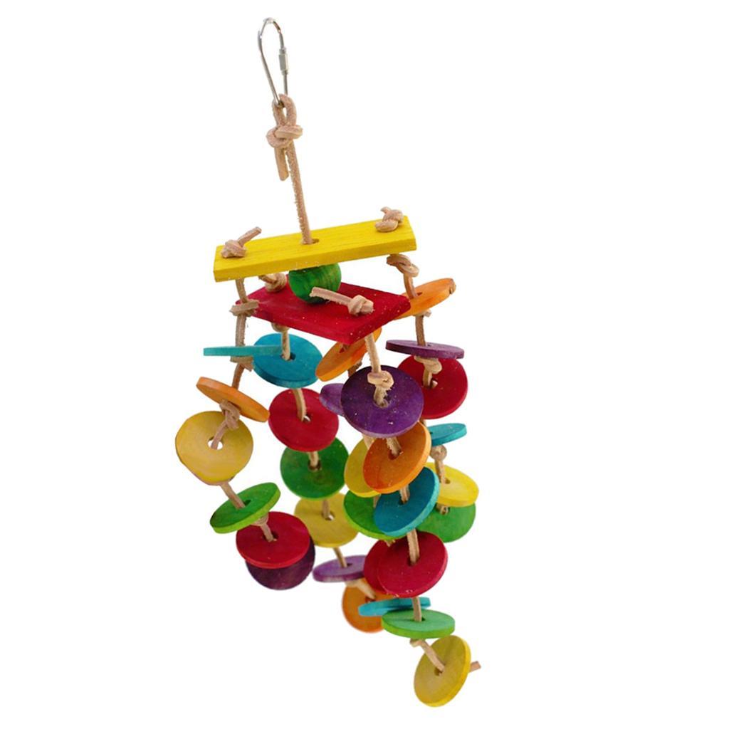Colorful Birds Parrots Swing Toys Birds Cage Hanging Toy* Birds Perch Stand*