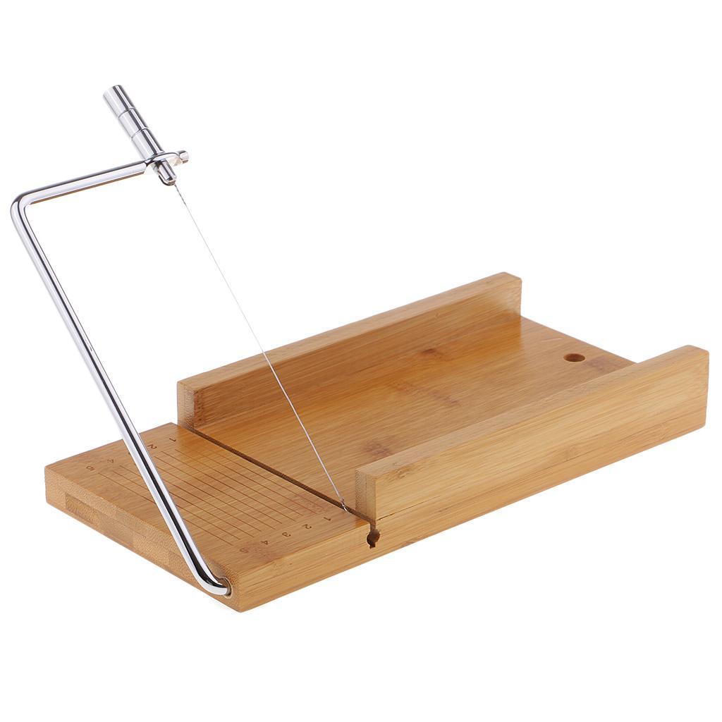 2x Wood Soap Cutter Cutting Tools for Cake Candle Chocolate Food Cutting