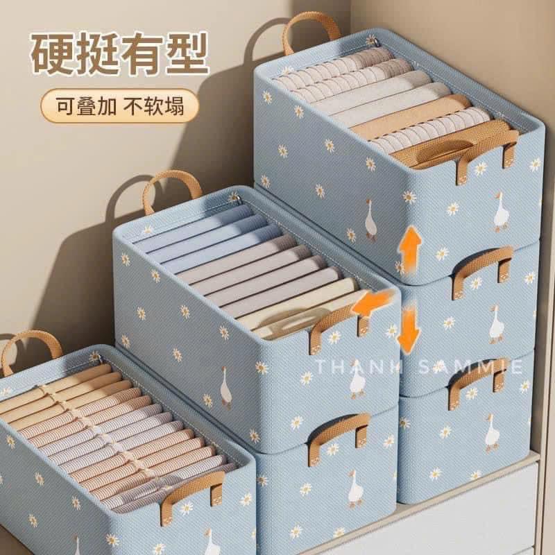 HỘP ĐỰNG ĐỒ, ĐỰNG QUẦN ÁO CÓ KHUNG SẮT SIÊU CHẮC CHẮN