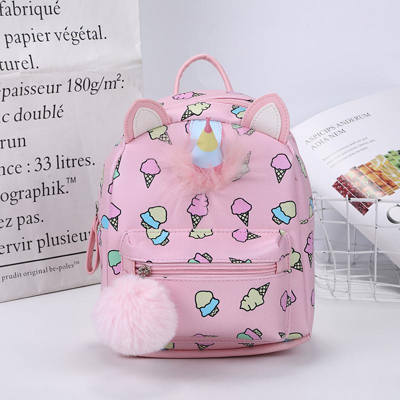 Mini Nhỏ Ba Lô Da Trẻ Em Học Túi Hoạt Hình Dễ Thương Kỳ Lân Bé Gái Ba Lô Mẫu Giáo Mầm Non Ba Lô Cho Bé